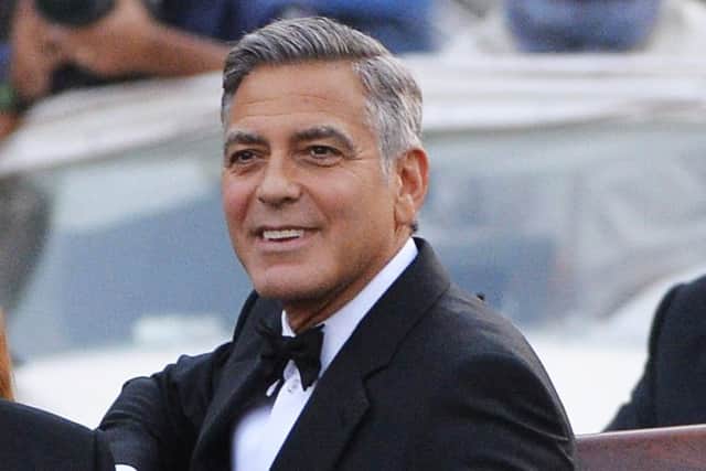 George Clooney is visiting the city after accepting an invitation from the owner of charity sandwich shop Social Bite. Picture: Getty
