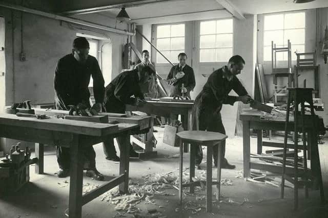 Workers at Newington House in the Capital in 1922. Picture: comp