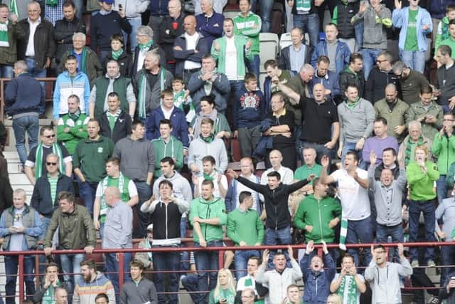 Hibs fans will vastly outnumber their St Johnstone 
counterparts in the League Cup semi-final