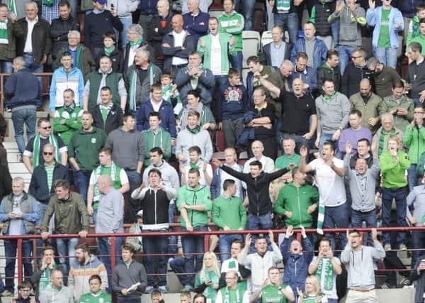 Hibs fans will vastly outnumber their St Johnstone 
counterparts in the League Cup semi-final