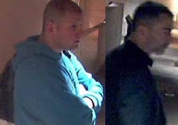 Police want to trace these men.