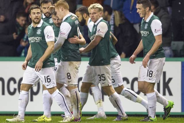 Money has been pouring in for Hibs to win the Championship. Pic: Ian Rutherford