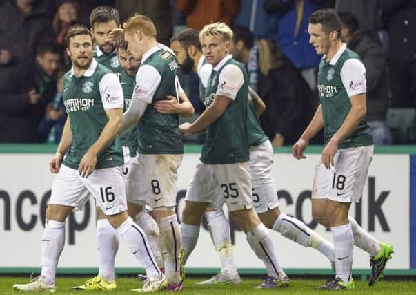 Money has been pouring in for Hibs to win the Championship. Pic: Ian Rutherford