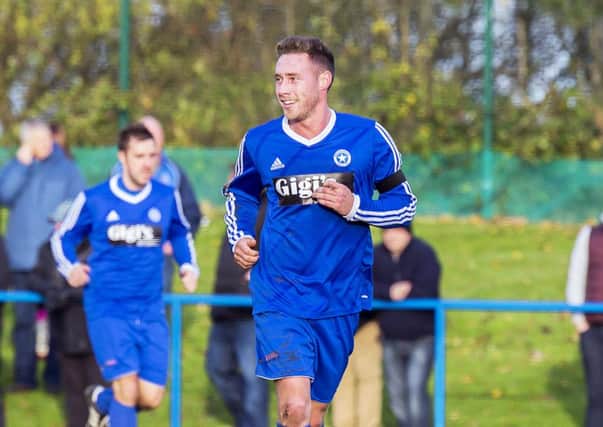 Craig Thomson playing for Newtongrange Star last November. Picture: Malcolm McCurrach