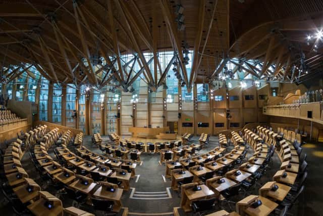 The Scottish Parliament's debating chamber. Picture: Wiki Commons