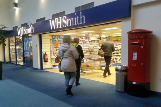 The WH Smith shop at the ERI.Picture: comp
