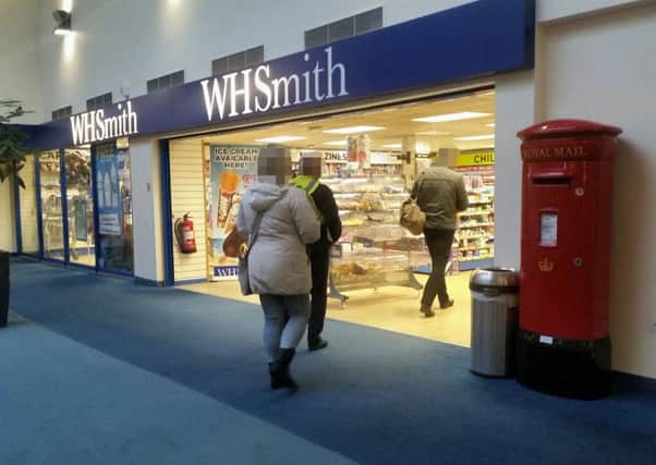The WH Smith shop at the ERI.

Picture: comp