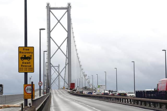 The Forth Road Bridge will remain closed to almost all traffic until the New Year while repair works are carried out. Picture: Lisa Ferguson