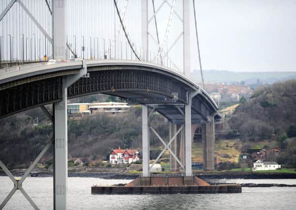 Serious structural damage has closed the Forth Road Bridge. Picture: Jane Barlow