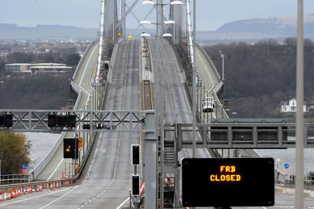 The Forth Road Bridge is likely to be closed until New Year and plans are under way to cope with traffic. Picture: Jane Barlow