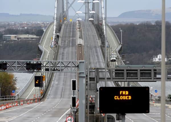 The Forth Road Bridge is likely to be closed until New Year and plans are under way to cope with traffic. Picture: Jane Barlow