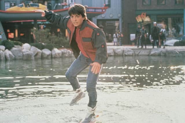 Hover-boards were first introduced in Back To The Future II.