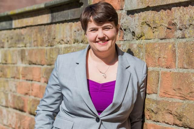 Ruth Davidson is using crowdfunding platforms to help fund her campaign. Photographer Ian Georgeson.