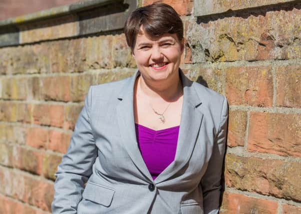 Ruth Davidson is using crowdfunding platforms to help fund her campaign. Photographer Ian Georgeson.