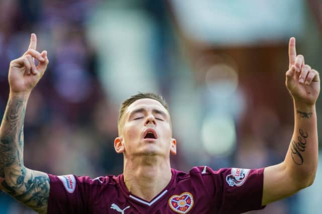 Jamie Walker is highly-rated at Tynecastle