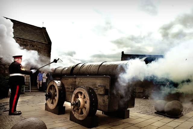 Mons Meg, the six-tonne cannon which sits in Edinburgh Castle, is recognised as the worlds most famous medieval gun. Picture: David Moir