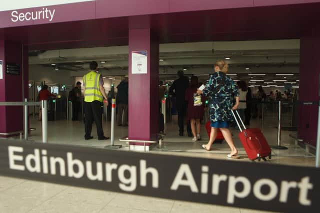 Edinburgh Airport: Busiest November for a Scottish airport. Picture: Toby Williams