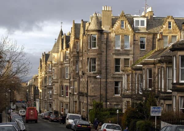 Leamington Terrace in Edinburgh, where a man was found dead this morning. Picture: Gareth Easton