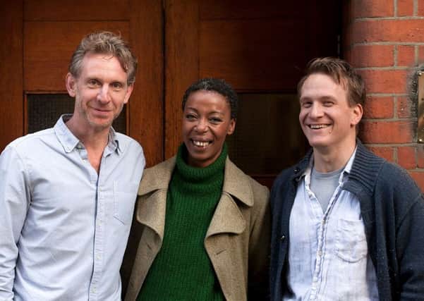 Jamie Parker, Noma Dumezweni and Paul Thornley will play Harry, Hermione and Ron in the Harry Potter And The Cursed Child stage play. Picture: Handout/PA Wire