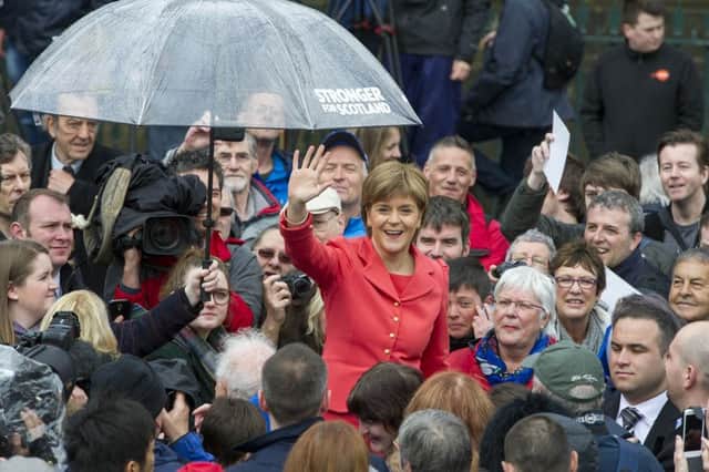 Nicola Sturgeon has seen her party's poll ratings rise. Picture: TSPL
