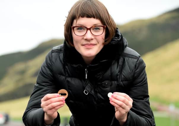 Edinburgh woman Johanna Holtan is to launch the product Penny in Yo Pants. Picture: Lisa Ferguson