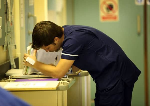 Mental ill-health is taking its toll at NHS Lothian. Picture: Christopher Furlong/Getty Images