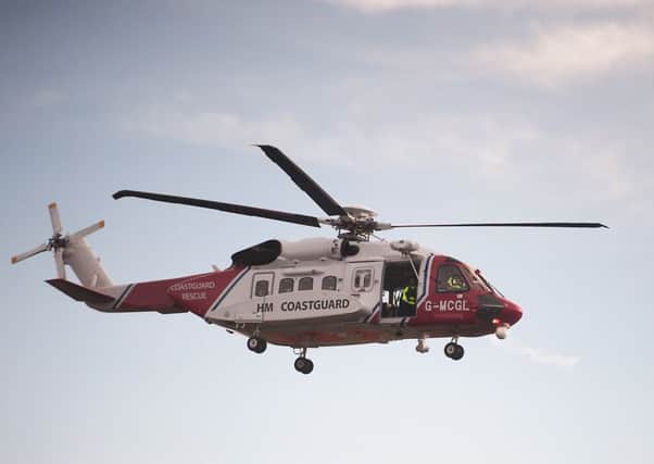 The paddleboarders were rescued by a Coastguard helicopter. File picture: John Devlin