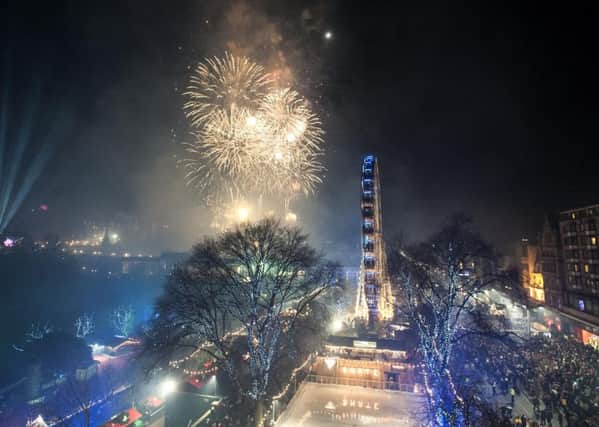 Last year's street party as part of Edinburgh's Hogmanay celebrations. Picture: Jane Barlow