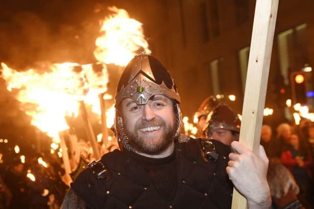 Pic Greg Macvean - 30/12/2015 - The night before torchlit procession leaves George IV Bridge on their way to Calton Hill led by Up Helly AA' Vikings from Shetland -