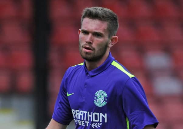 Sam Stanton says he can have no real complaints over his lack of involvement at Hibs