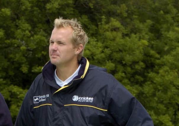 Scotland co-coach Cedric English