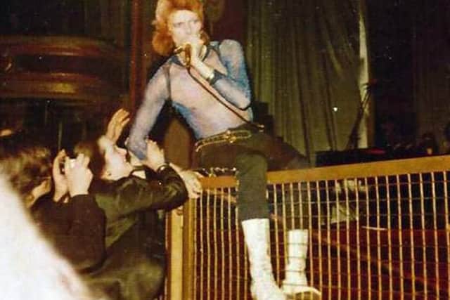 David Bowie at The Empire Theatre on the 6th January 1973.

 Picture: Julie Tomlinson