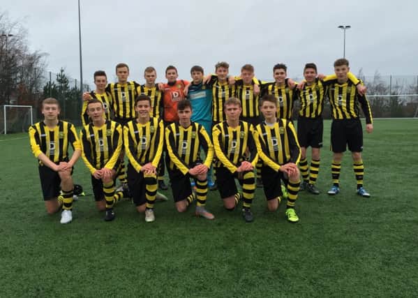 Hutchison Vale Under-16s were too strong for Tynecastle at Meggetland