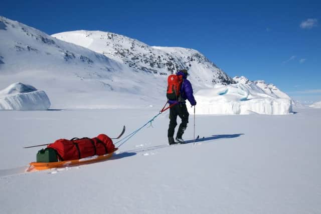 Luke training in Greenland. Picture: contributed