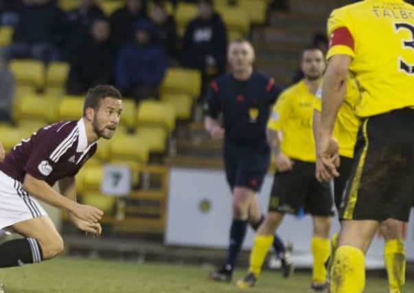 Kenny Anderson made a goalscoring debut for Hearts but found competition for places in midfield fierce. He played just nine times.
