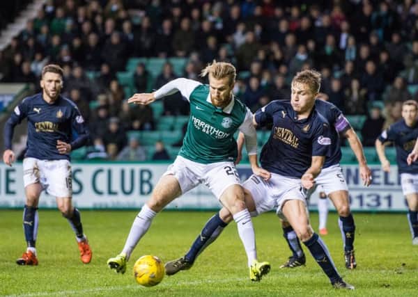 Henri Anier's last involvement with Hibs will be this Sunday against Falkirk. Pic: Ian Georgeson