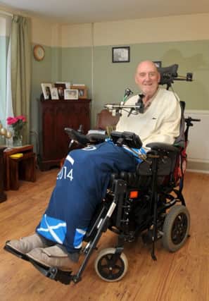 Robert MacPherson is being affected by the reduction in facilities for people with degenerative diseases at Astley Ainslie Hospital. Picture:  JANE BARLOW