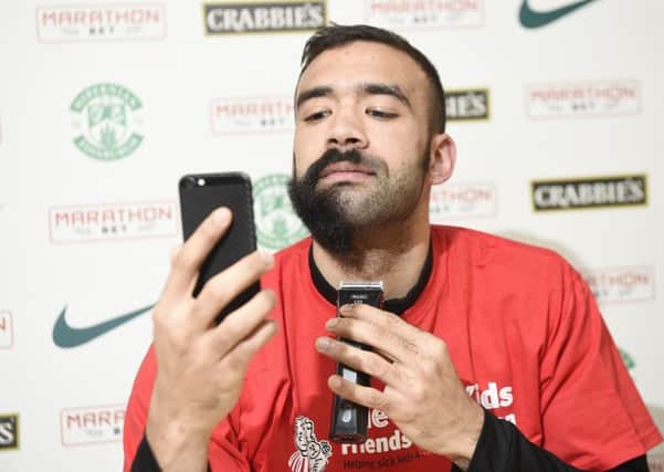 Liam Fontaine mid-shave. Picture: Greg Macvean
