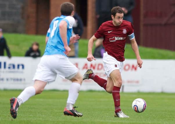 Mark Tyrrell would love to make Scottish Cup history with Linlithgow Rose. Pic: Joey Kelly