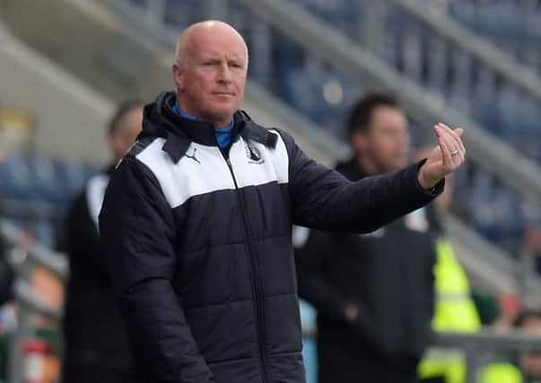 Falkirk manager Peter Houston has admitted he was wrong. Pic: SNS