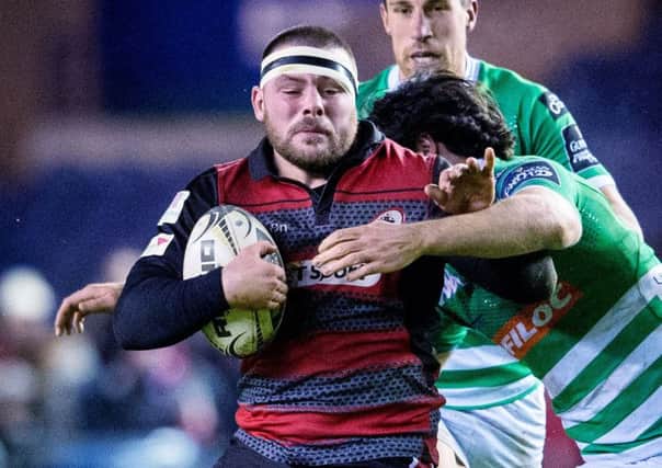 Rory Sutherland has been rewarded for his fine performances at Edinburgh Rugby