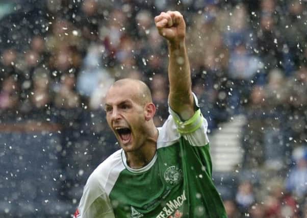 Rob Jones opened the scoring for Hibs in the 2007 League Cup final