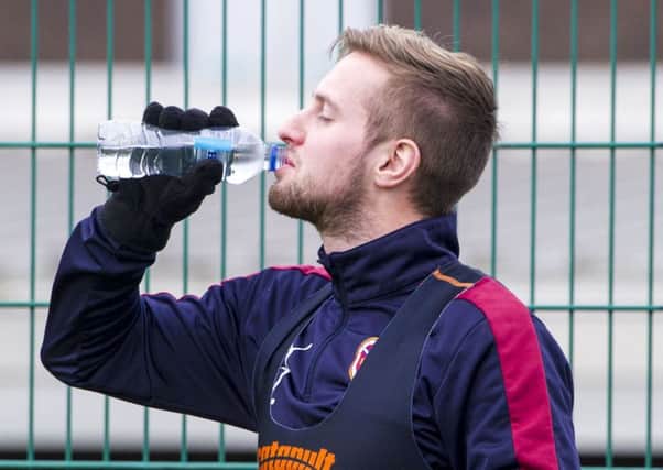 Billy King has started Hearts last three league games but has often featured on the bench this season
