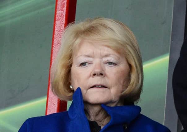 Hearts owner Ann Budge doesn't want the club to keep paying out money due to fan misbehaviour. Pic: SNS