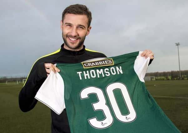 Kevin Thomson admits he 
contemplated retirement due to his OAP body. Pic: SNS