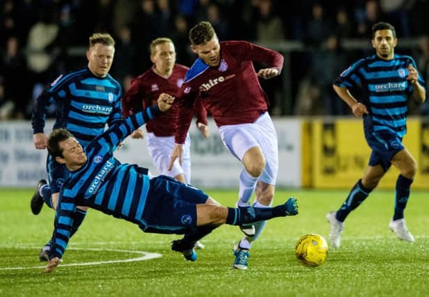 Kevin Kelbie netted Linlithgow Rose's winner. Pic: SNS
