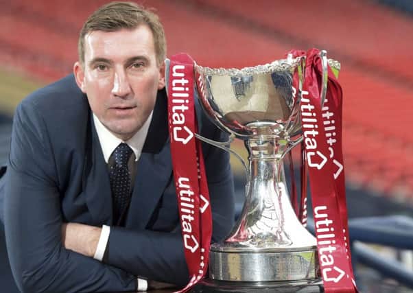 Alan Stubbs was at Hampden ahead of the League Cup semi-final