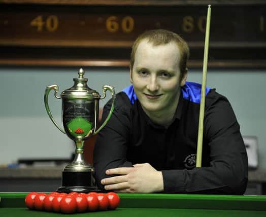 Ross Vallance, pictured, beat champion Lee Mein