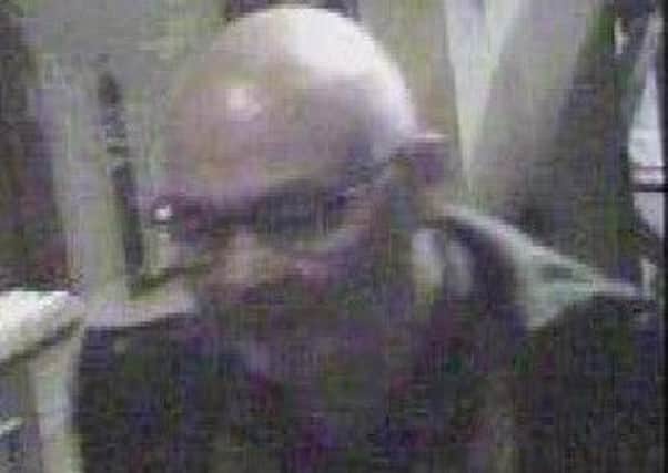 Police would like to speak with this man. Picture: Police Scotland