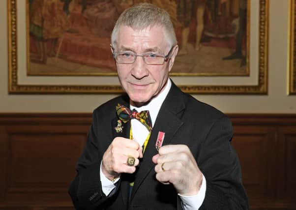 Ken Buchanan was honoured by the city last Friday but will there be a statue commissioned for him? Picture: Neil Hanna